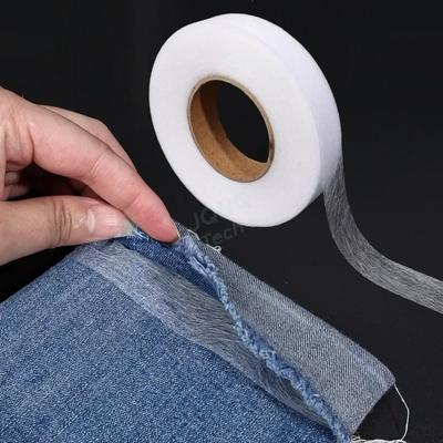 Kendinden Yapışkanlı Pantolon Etek Bandı Ütü DIY Kot Giysi Uzunluğunu Kısaltmak için Şapkalar Giysiler Sıcak Eriyik Çift Taraflı Bant Dikiş Aracı