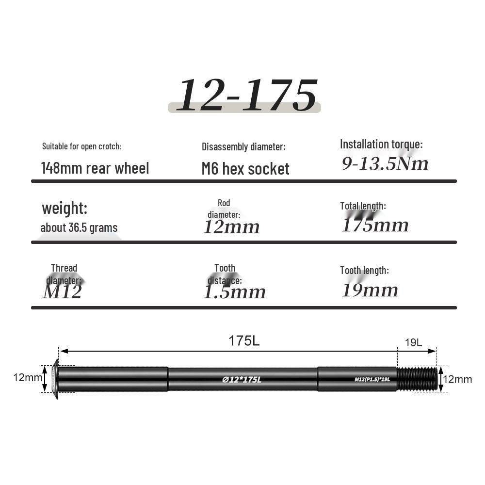 

Комплект сквозных осей для горного и шоссейного велосипеда: 12x100, 15x110, 12x142/148 Дропаут для передней и задней втулок