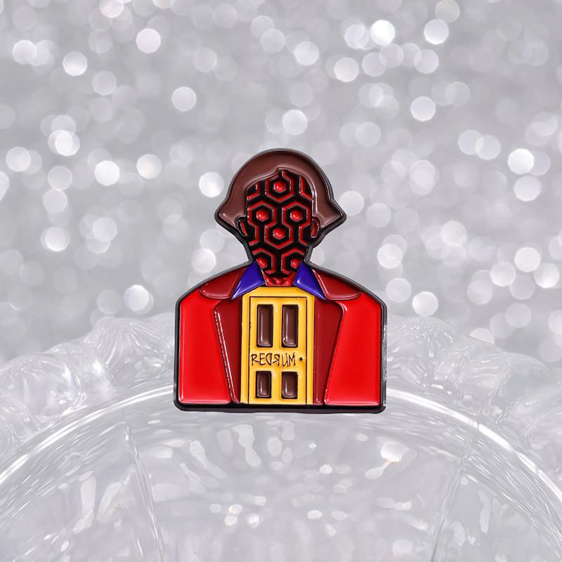 Unique Cartoon Character Metal Brooch With Colorful Enamel Finish For Fashion Accessories