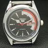 REFURBISHED SEIKO 5 AUTOMATIC 6309A VINTAGE JAPAN MENS BLACK WATCH A440847-4 Sk-a440847