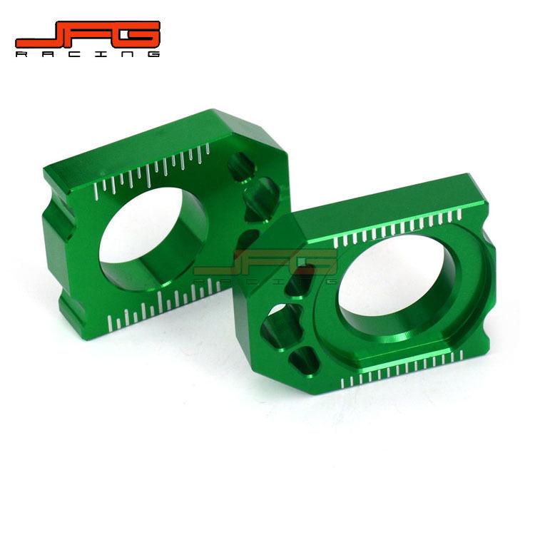 KX125/250F/KXF450 Off-Road CNC Kettenspanner für Hinterradnabe