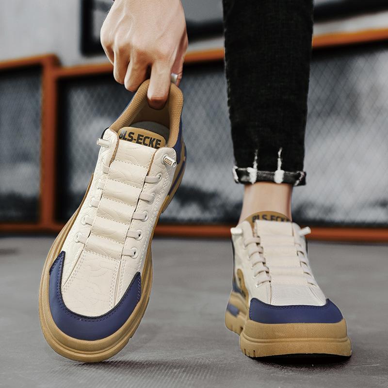 Autumn and Winter Trendy Mid-to-high-top Casual Shoes Outdoor Foot Sports Shoes Student Platform Trendy Shoes
