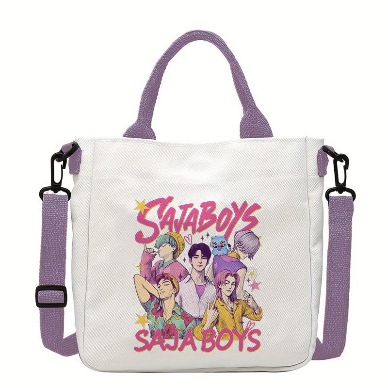 Witch Hunters Fashion Shoulder Bag Versatile Commuter Handbag Women's Large Capacity Canvas Handbag