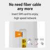 Wireless Router 300Mbps CPE 4G WiFi Router 3 RJ45 with SIM Card Slot Wide Coverage Internal Antenna for Indoor Outdoor