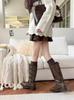 Women's Retro Lace Wool Ballet-Style Warm Calf Socks