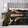 L-Lolas I-Indigos Spanish Blanket Quality Soft  Bedding Throws Winter Travel Outdoor Fashion Bedspread