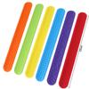6pcs Surface Silicone Slap Bracelets Wearable Design Childs Slap Band Toy  Kids Birthday Gifts