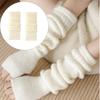 Thicken Knitted Half Finger Arm Covers Breathable Arm Protectors Warm Arm Sleeves For Work Sport Daily Activity