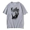 Summer Korn Band The Graphic T-Shirt Men Women Retro Nu Metal Rock Oversized Streetwear Cotton