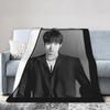 ATEEZ Official Merch Exclusive Mingi Blanket Flannel  Winter  Multi-function Soft Throw Blankets for Bed Office Bedspread