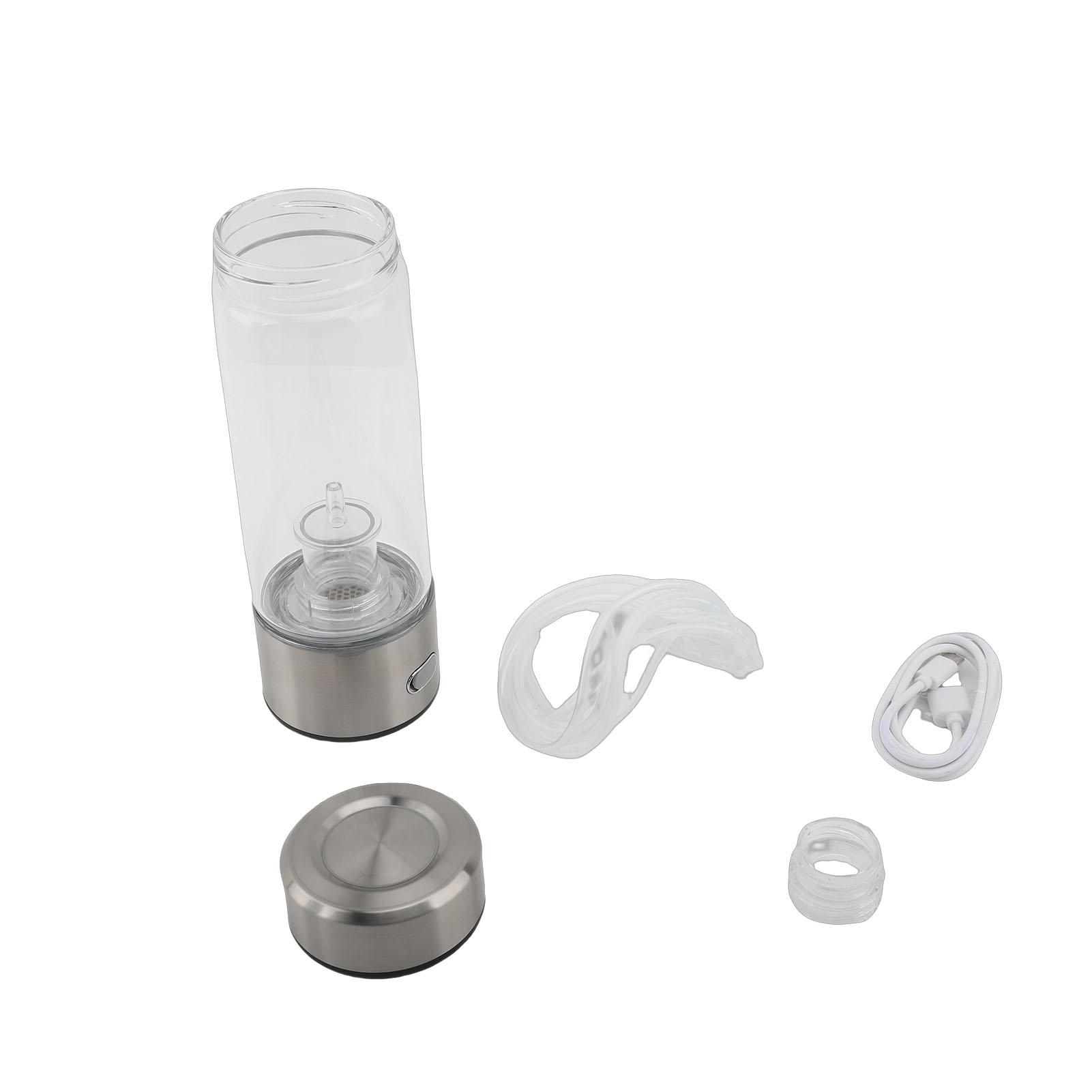 Hydrogen Water Bottle 450ml SPE   Technology 1000 to 3000PPB Portable Hydrogen Rich Water Generator Cup for Family Fitness