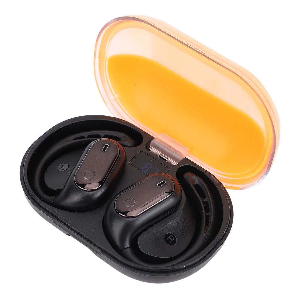 Earphones Stereo Sound Effect Luminous Gradient Color Earhook Earphones for Work Life Study