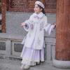 Anneyol Girls' Winter Hanfu Traditional New Year's Dress