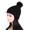 Nowe Damskie Osobiste Dzikość Kobieta Futrzane Pompony Czapki Beanie Wysoka Jakość Zimowa Ciepła Czupeczka Outdoor Jazda Wiatroszczelna Czapka Dzianinowa