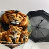 1PC lion cub Automatic Open/Close Umbrella with Windproof, 8-Rib Sturdy Canopy, Durable Ribs, Fashionable Design1235A