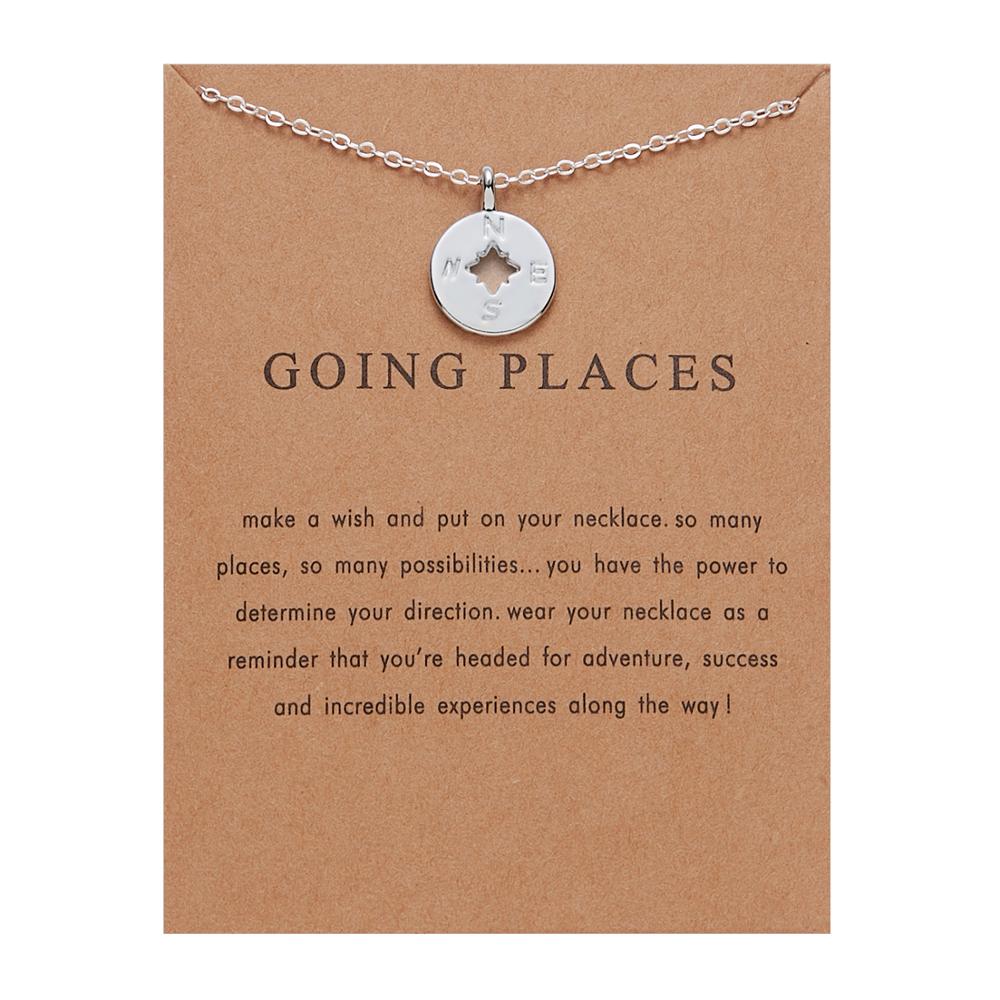 Neue Trendige Legierung Süß Elegant Sonne Stern Blätter Vogel Schmetterling Herz Glück Anhänger Halsketten für Frauen Mode Accessoires Schmuck