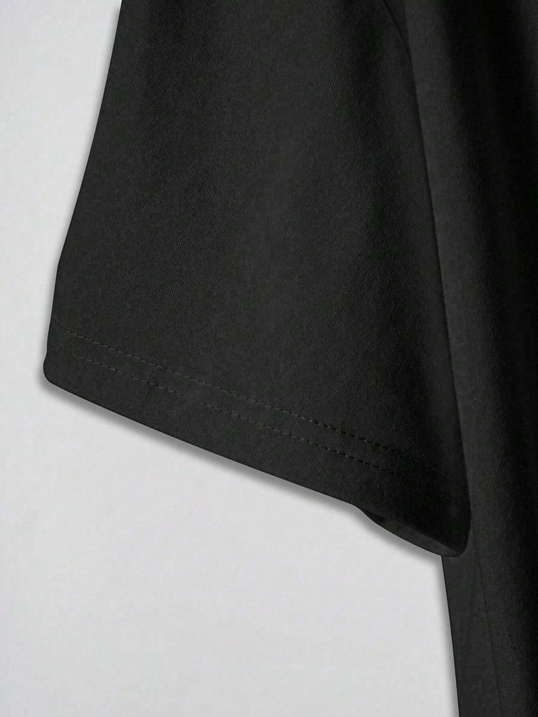 Women's Multi-color Round Neck Short Sleeve Casual Sport Top - Solid & Printed Loose Fit