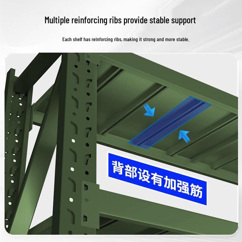 Heavy-Duty Multi-layer Mobile Storage Shelf