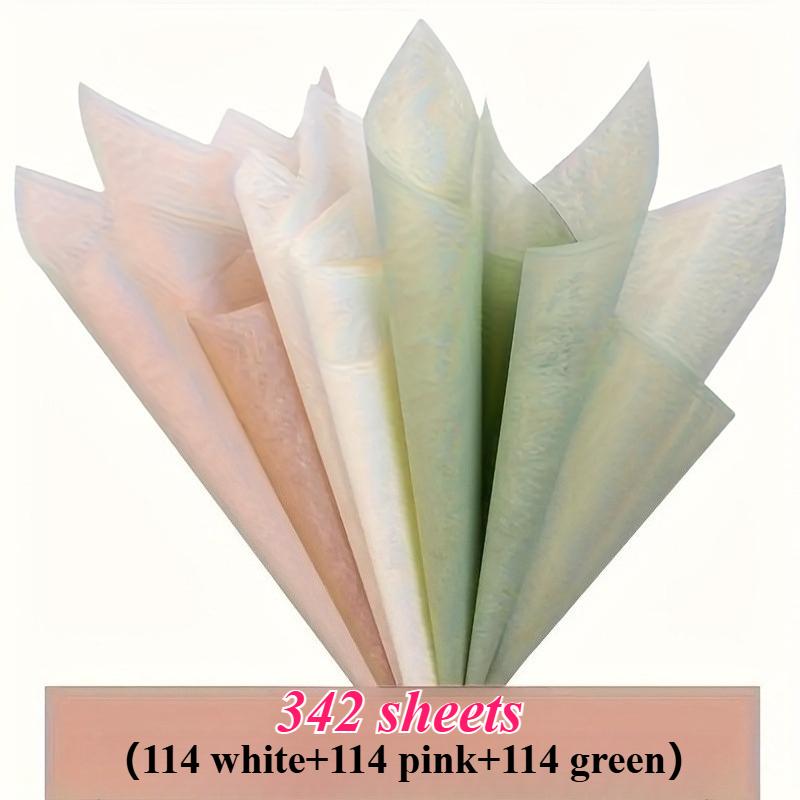 

342 Sheets Pull-Out Floral Wrapping Lining Paper for Flower Floral Arrangement Packaging Crafts Gifts Wrapping Floral Additions