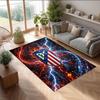 Atletico Madrid Printed Flannel Area Rug Non Slip Soft Polyester Floor Carpet Indoor Decor Mat for Bedroom Living Room Sofa Game Room Home Decoration