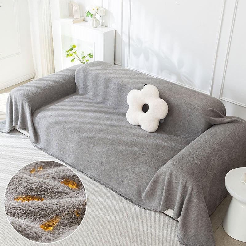 

Водонепроницаемое устойчивое к пятнам полотенце для дивана Four Seasons Universal French Simplicity однотонная подушка для дивана, полный комплект подушек и одеял 180-130cm