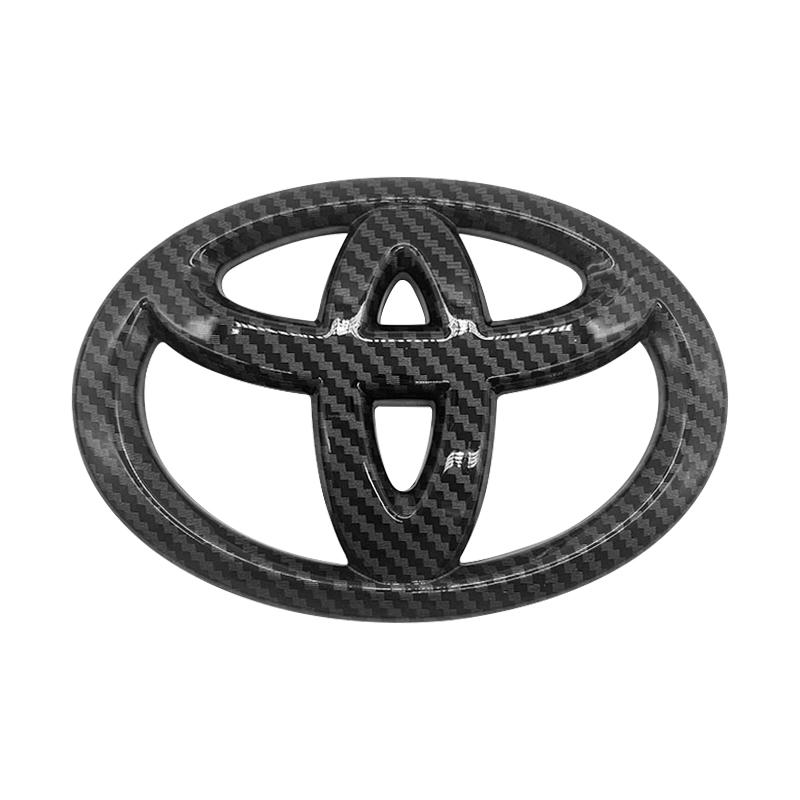65X47MM Car Steering Wheel Center Emblem Logo Sticker For Toyota Corolla Yaris Aygo Prius RAV4 Crown CHR Camry Auris Verso