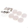 Set of 6 Pieces Tuning Peg Key Button Cap Machine Heads for Acoustic Electric Guitar Parts