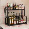 Wutuo Double-Tier Countertop Spice Rack