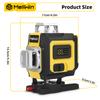 MELLWIN Professional 16 Lines 4D Laser Level with APP Remote Control – 360° Horizontal & Vertical Self-Leveling Green Beam Laser Tool