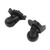A Pair A65 Black Suitcase Mute Wheel Universal Luggage Replacement Outdoor SuppliesS