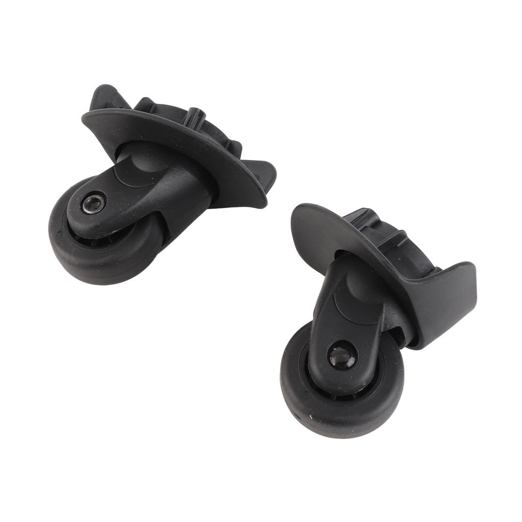 A Pair A65 Black Suitcase Mute Wheel Universal Luggage Replacement Outdoor SuppliesS