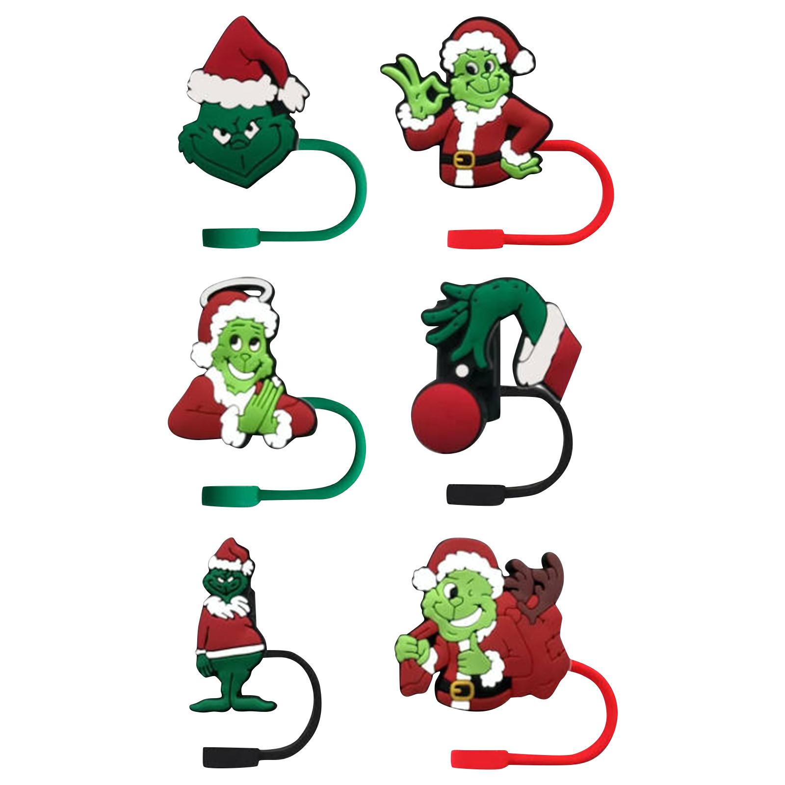 

Festive Holiday Earphone Holders Christmas-Themed Silicone Cable Organizers, Set of 6, Fun and Durable Design