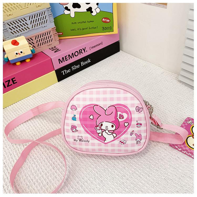 Trendy Lightweight Kids Crossbody Shoulder Bag Fashionable Cute Cartoon Backpack For Girls