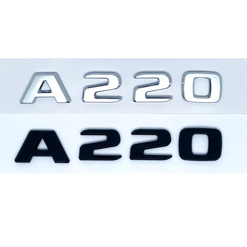 3D Letters A180 A200 A220 A250 A260 A180d A220d 4Matic ABS Emblem for Mercedes Benz A Car Trunk Rear Logo Sticker RK1