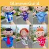 Members Plush Family Glove Puppet With Short Plush Preschool Doll Entertainment