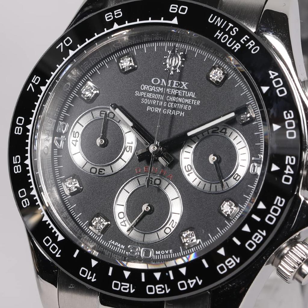 Watch OMEX DENMA Japanese Movement Watch 5 ATM Water Resistant Homage Watch Golf Watch Luxury Watch Gold Watch Silver Watch X [OMECO] Men's Men's