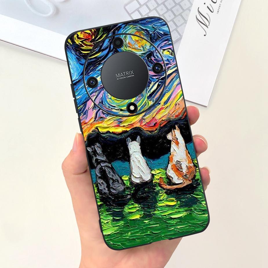 For Honor Magic 6 Lite Case Cute Fashion Candy Painted Cover Shockproof Phone Case For Honor Magic6 Lite 5G Fundas 6.78'' Bumper