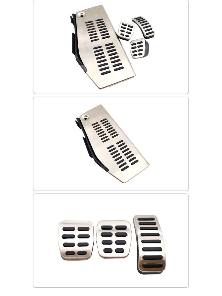 Non-Slip Pedal Set for Volkswagen POLO: Accelerator, Brake, and Rest Area Decor