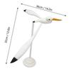 5pcs White Seagull Statue Balancing Nautical Sculpture Mobiles Seagull Figurine  For Patio