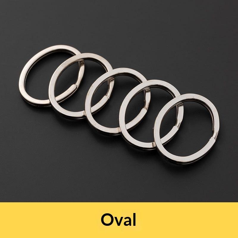 1 Stück Massiver Metall-Sprengringe Doppelöse Schlüsselanhänger 15-38mm Tasche Hakenverbinder Schlüsselanhänger Schlüsselhalter DIY Lederhandwerk Beschläge