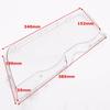 Car Headlight Cover Lampshade Waterproof Bright Shell Cover for BMW E46 3 Series 4 Door 1998-2001 HeadLamp Clear Lens Cover
