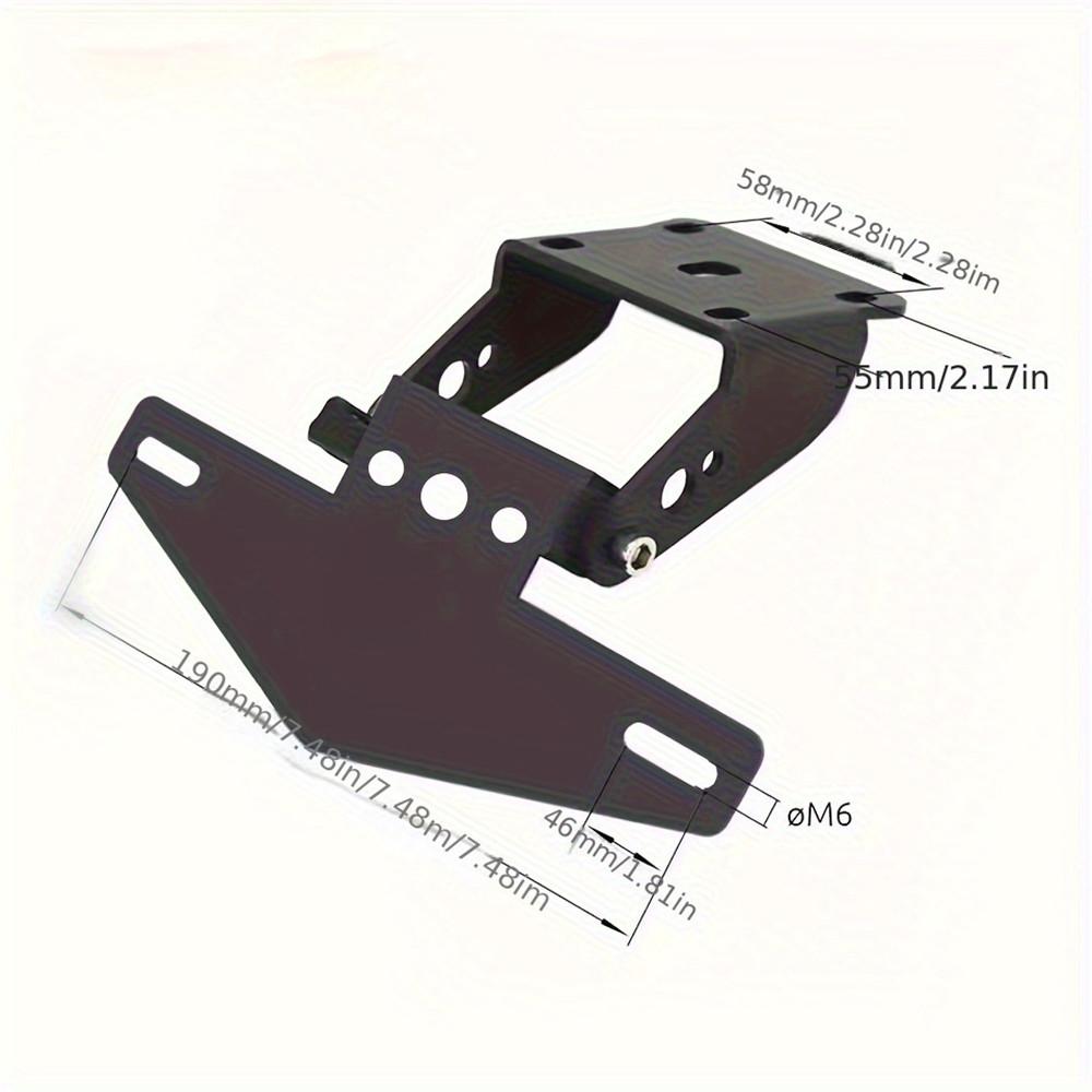 Motorcycle Rear License Plate Holder Fender Eliminator Tail Tidy Frame Mount Bracket For KTM DUEK 125 250 390 Duke390 2017-2025