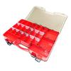 Double Sided Fishing Tackle Box Plastic Fishing Lures Baits Box Easy to Use