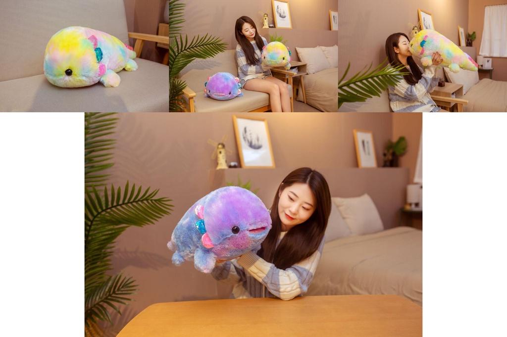 Soft And Comfortable Axolotl Plush Toy For Kids And Adults