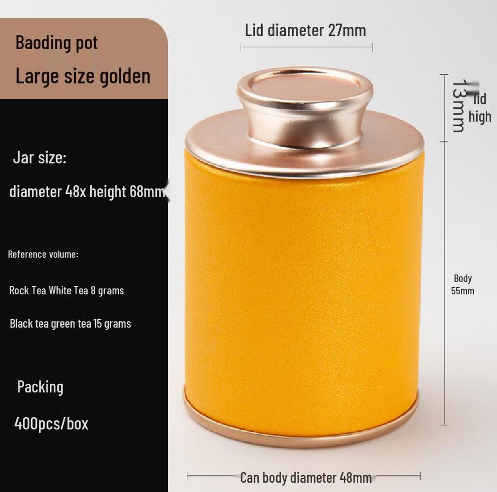 Compact Sealed Tea Canister for Single Brew - Portable and Reusable
