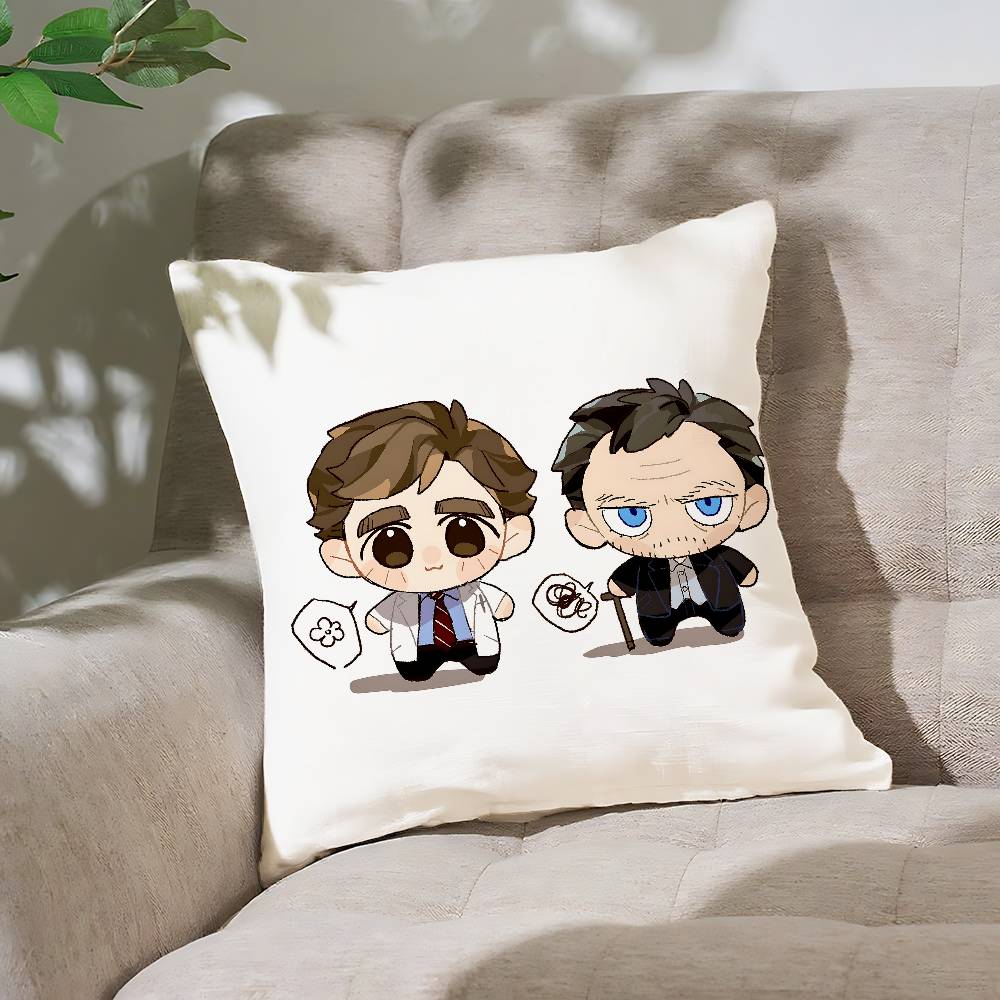 TV H-House MD Cute Pillow Case Cushion Cover Soft Cute Throw Pillow Case For Car Sofa Pillowcase Polyester With Zipper