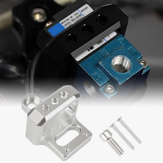 Supporto per Valvola Solenoide a 3 Porte per Civic Mac AEM Booster Controller Staffa Supporto Valvola Solenoide Robusta in Lega di Alluminio Parti di Modifica Auto