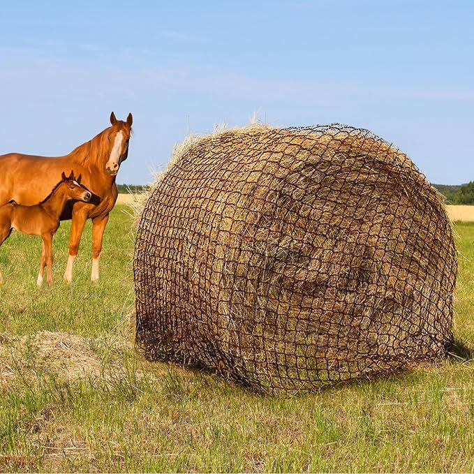 Large Slow-Feed Hay Net with 5cm Holes for Horses, Cows, Sheep, Alpacas