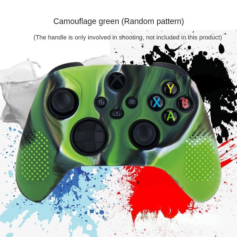 Vhodné pro konzolu XBOX Series X Silikonová ochrana rukojeti měkký kryt vyrobený ze silikonového materiálu pro pohodlný dotyk