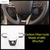 For Lexus LBX 2024 2025 2026 Car Steering Wheel Decoration Cover Trim ABS Carbon Fiber Interior Accessories Interior Refit Kit